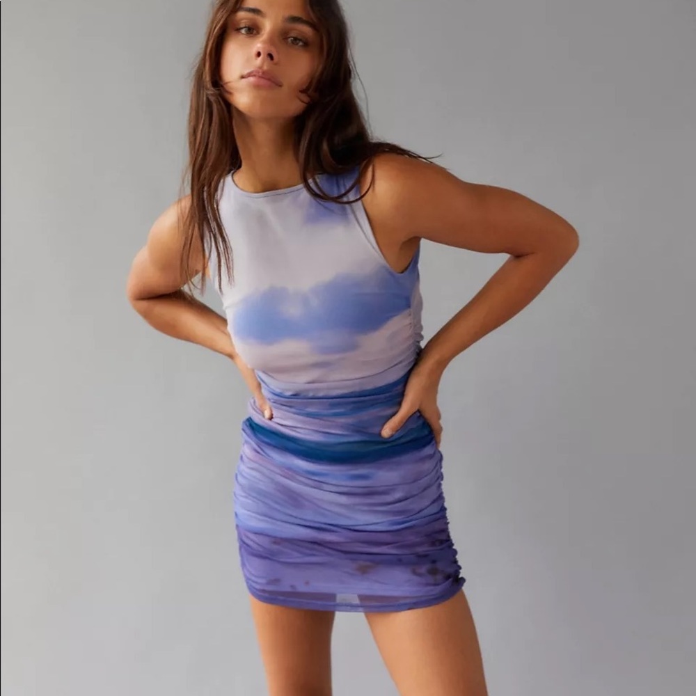 NWT UO Mesh Mini Dress